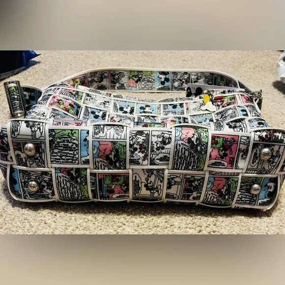 Seatbelt Bag Harvey’s Disney Couture Mickey Mouse Comic Strip, New With Tags! Totes